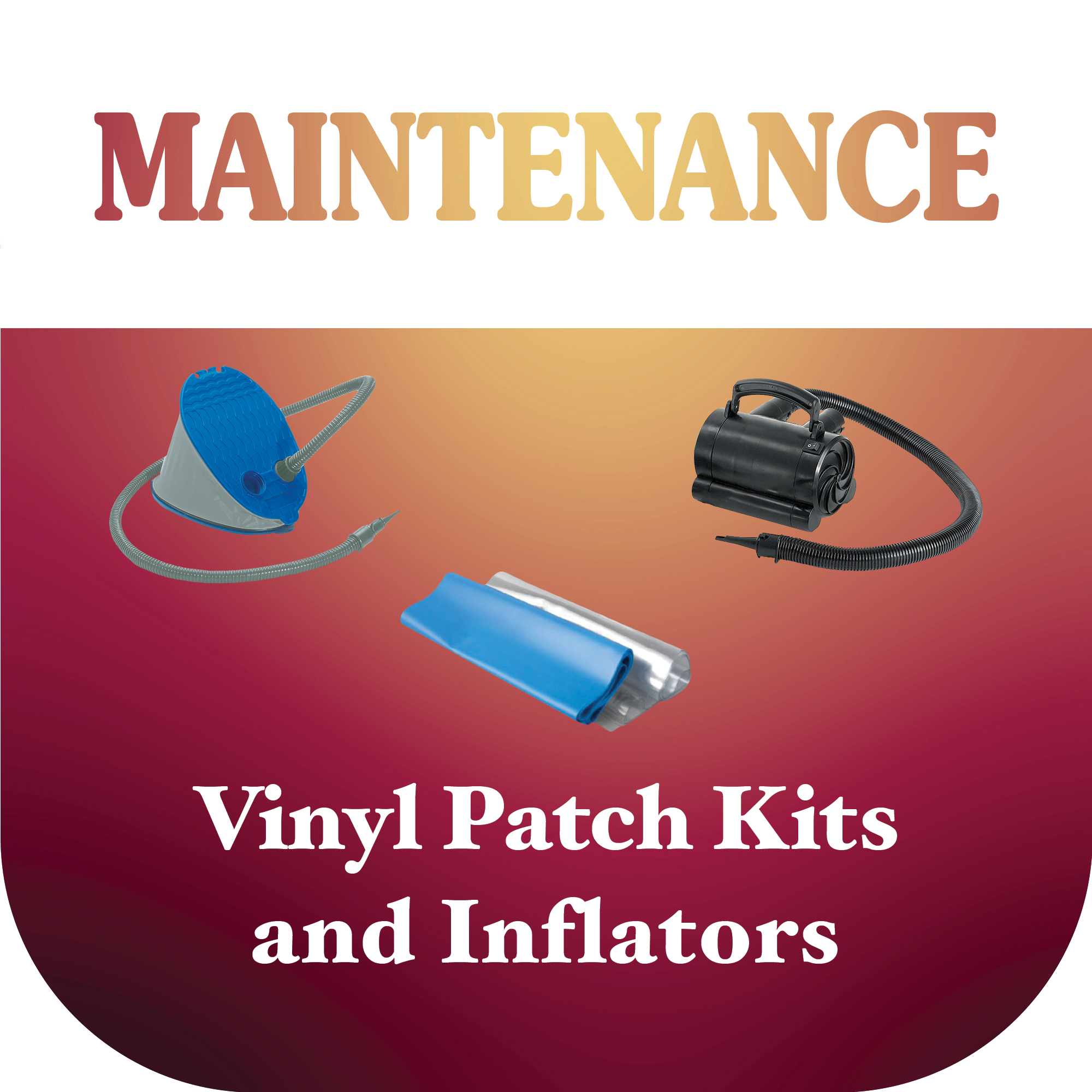 Vinyl Patch Kits and Inflators