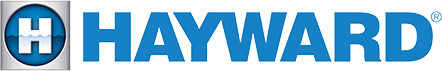 Hayward logo with a blue 'H' inside a grey circle and the word 'HAYWARD' in bold blue letters.