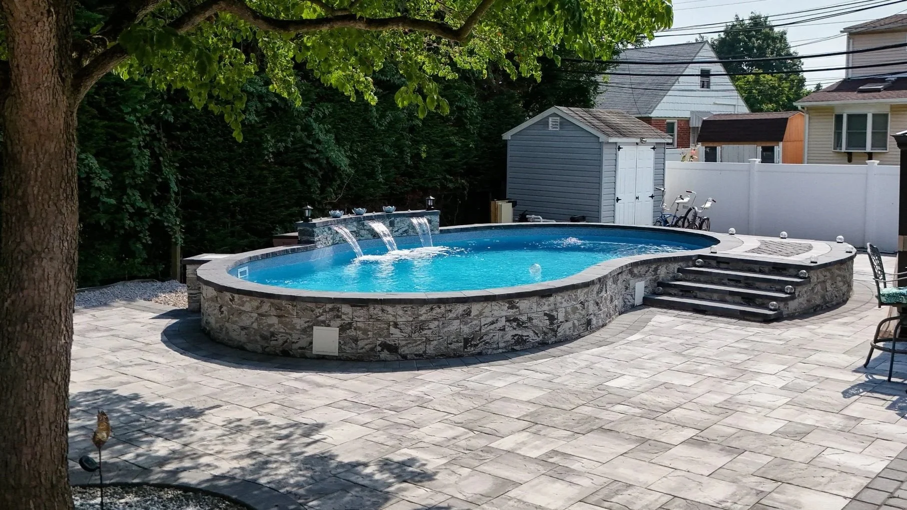 Semi-Inground Pools