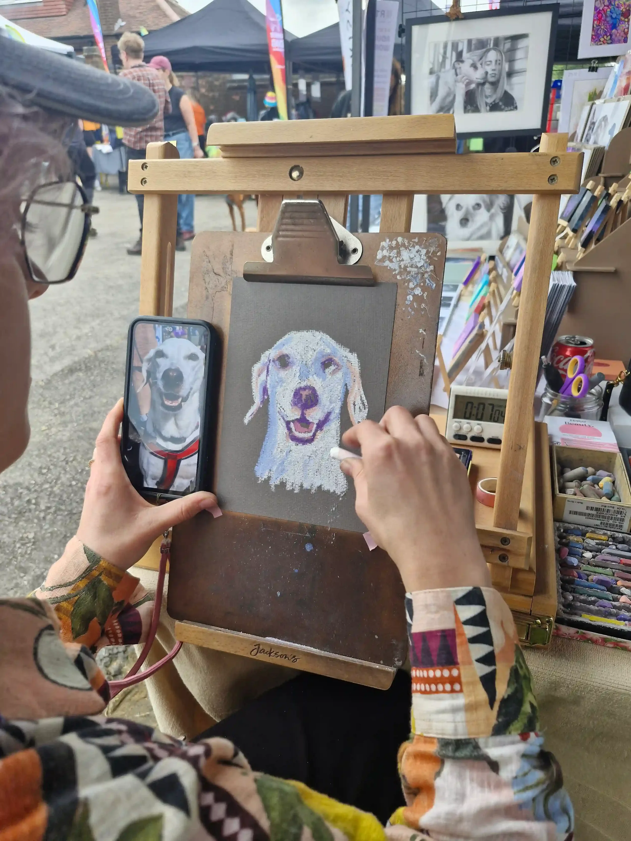 Live Pet Portraits @ Treacle Market