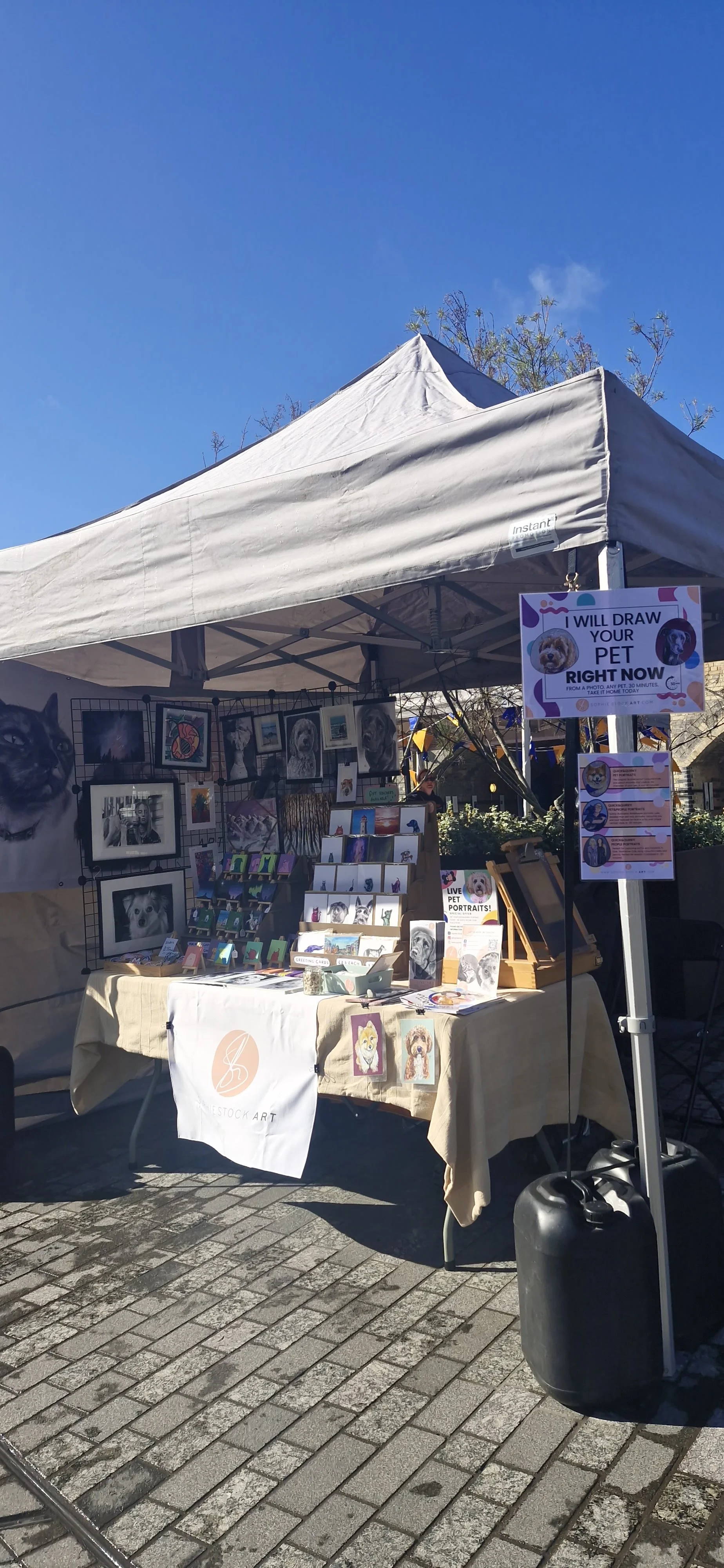 Live Pet Portraits @ Windystock!