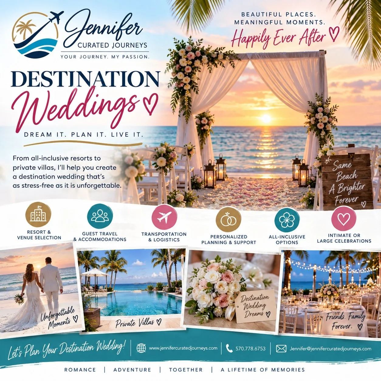 💍🌴 Say “I Do” in Paradise! 🌅❤️