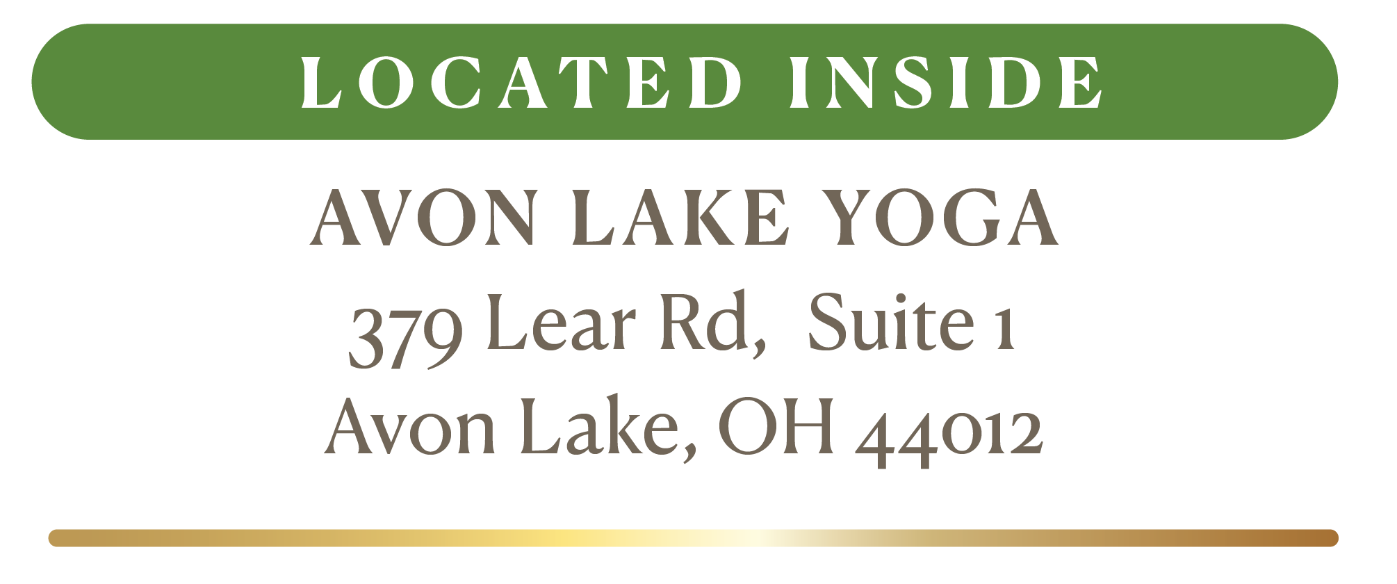 379 Lear Rd,  Suite 1Avon Lake, OH 44012