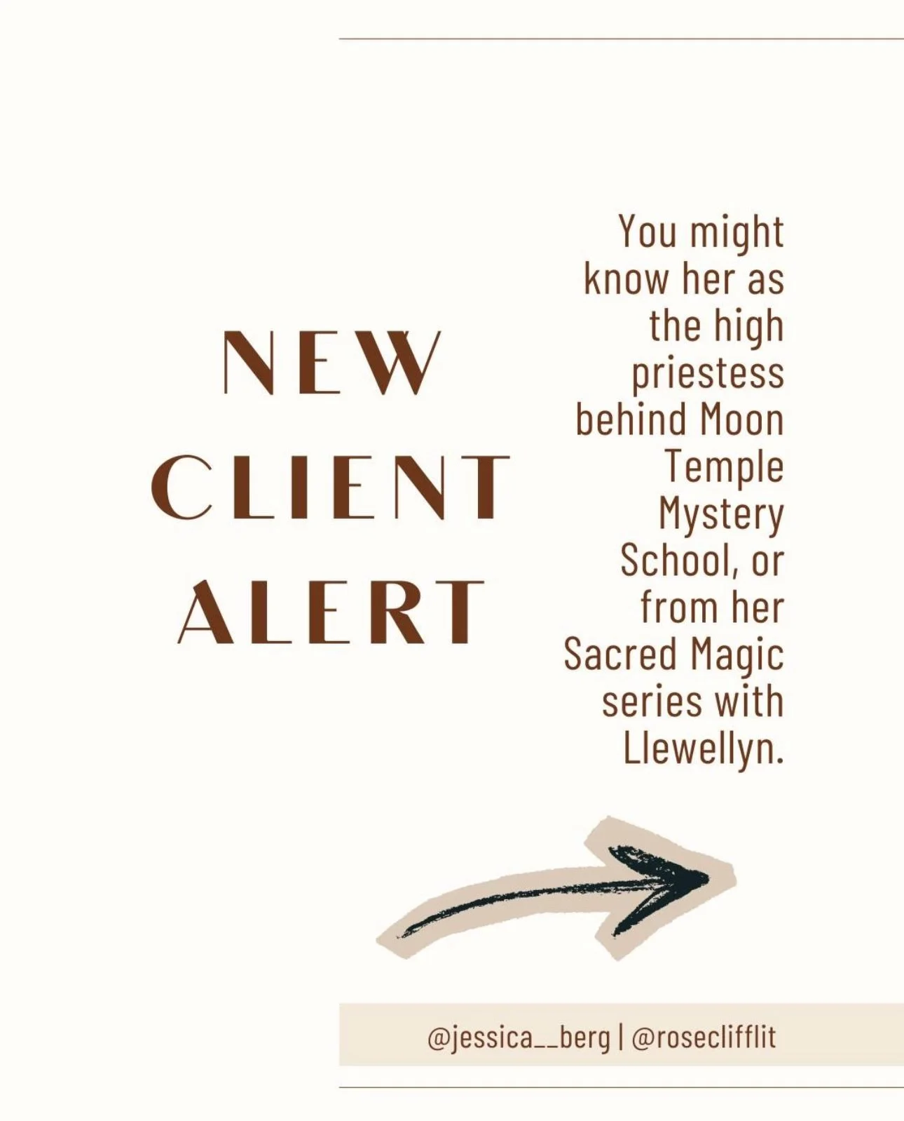 AGENTED! 

I&rsquo;ve been waiting to share the exciting news that I&rsquo;m now represented by the amazing @jessica__berg 

Jessica is a powerful and knowledgeable presence in the publishing world and I feel so grateful to be joining @roseclifflit. 