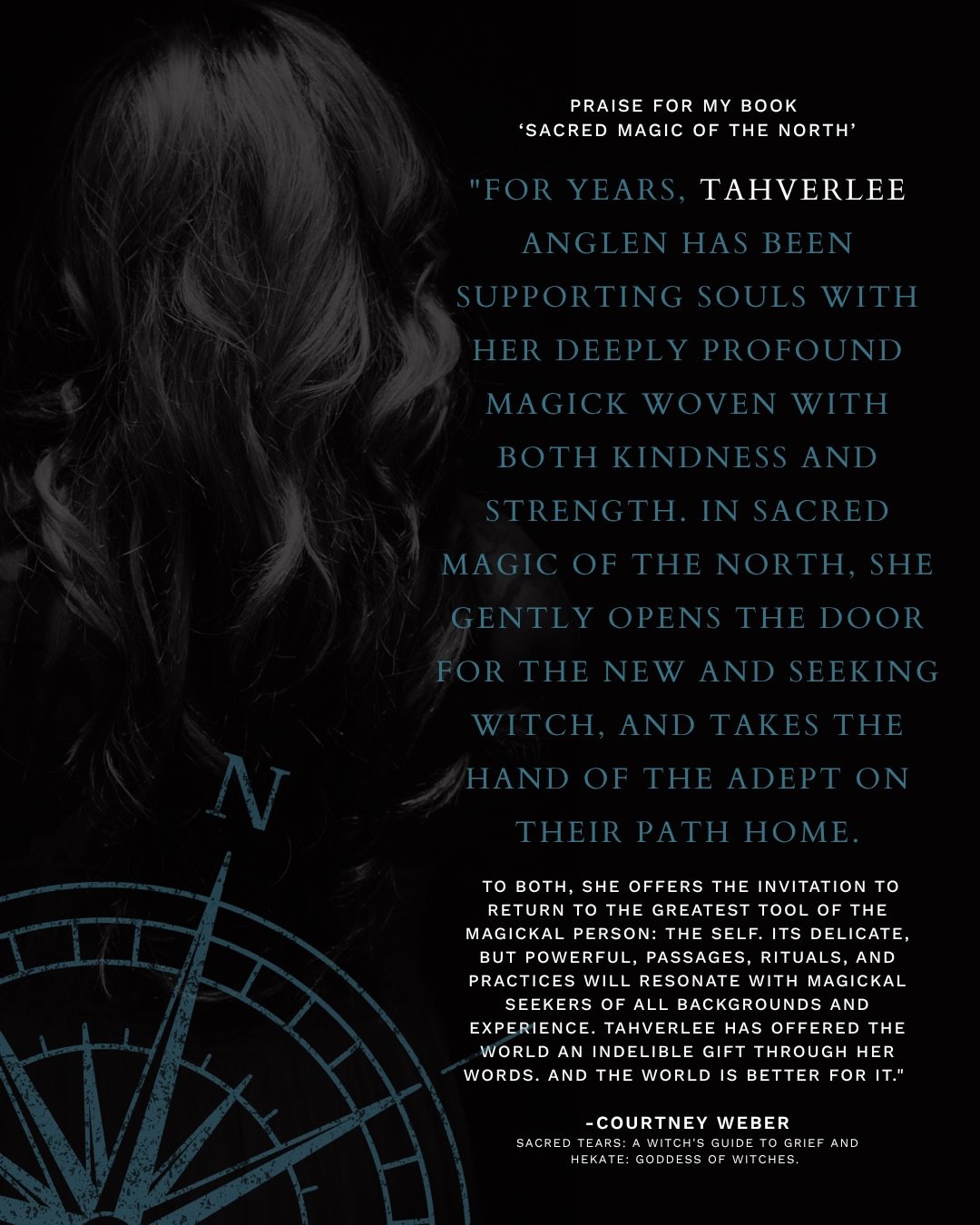 Kind words for my new book, &lsquo;Sacred Magic of the North&rsquo;  from a fellow witch &amp; writer - the @courtneyaweber 

&ldquo;For years, Tahverlee has been supporting souls with her deeply profound Magick woven with both kindness and strength.