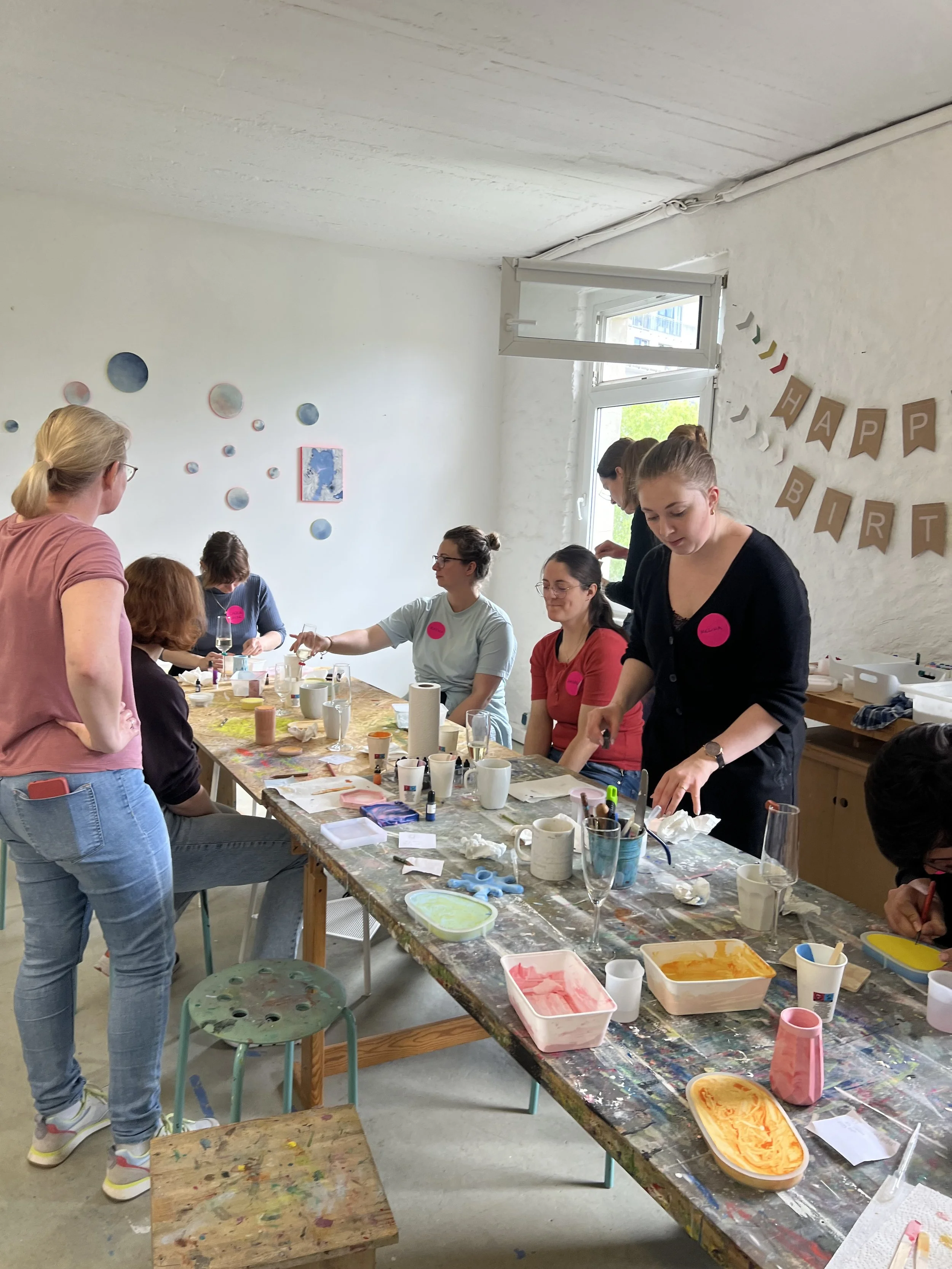 Kreativer JGA, private Geburtstage & kreative Events im Kunstort