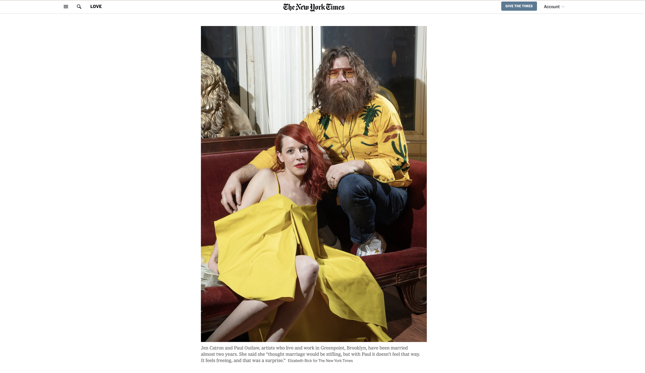 Modern Love. NY Times