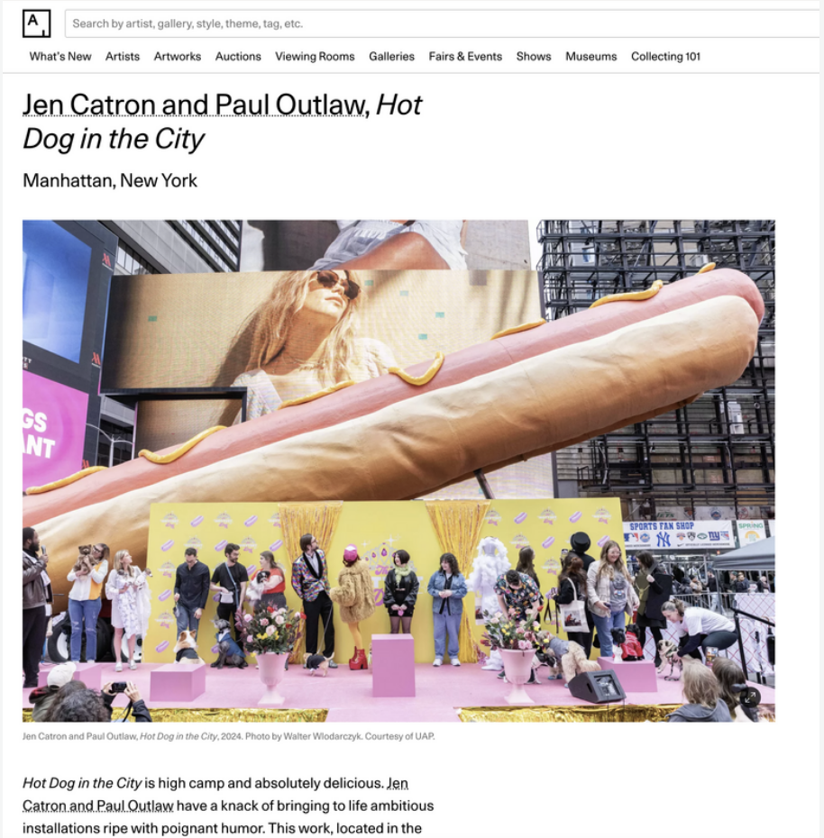 The Best Public Art of 2024, According to Curators. ARTSY. Justin Ludwig/Artsy Curators