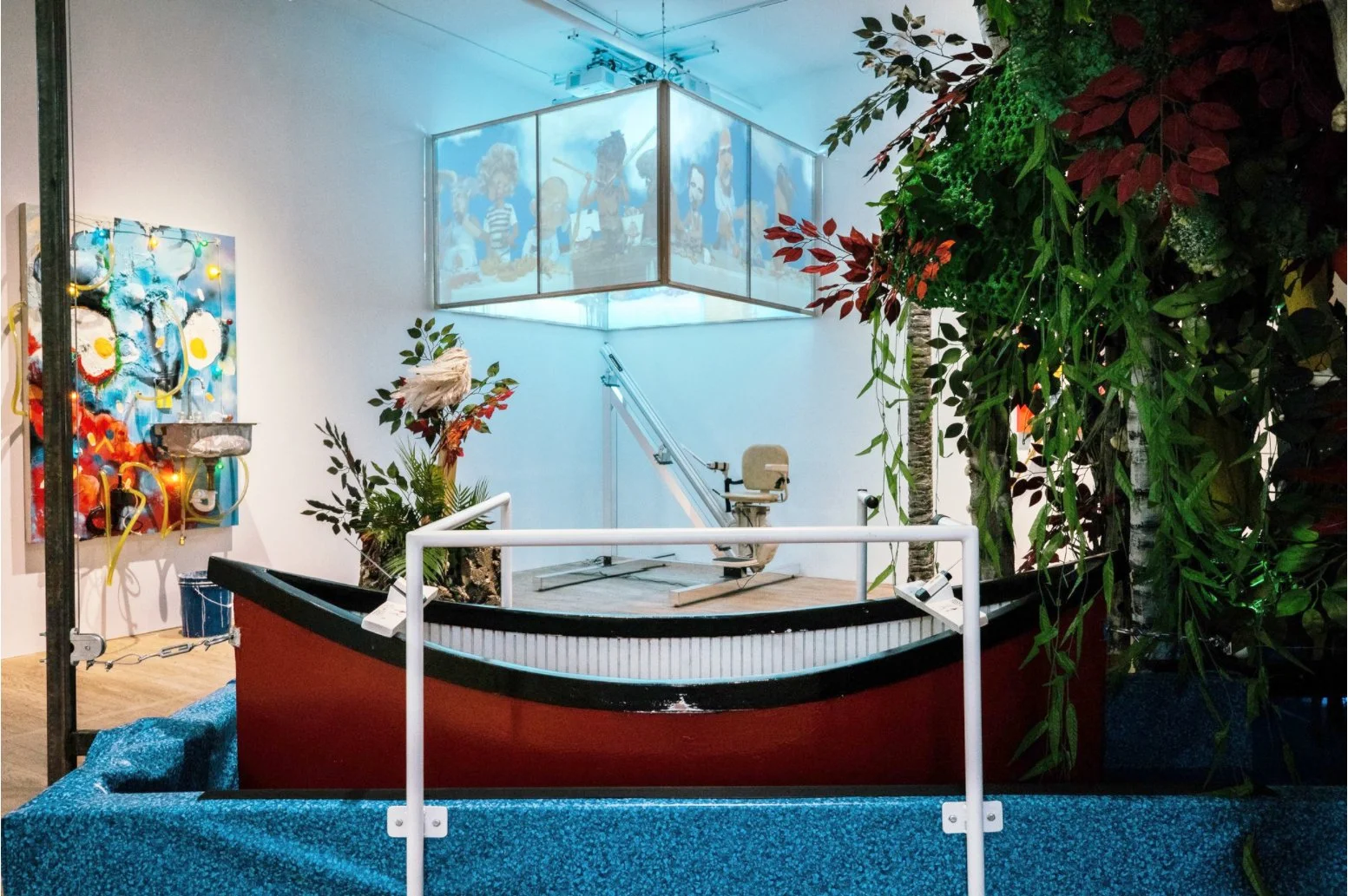 Installation view, photo courtesy Jake Naughton NY Times