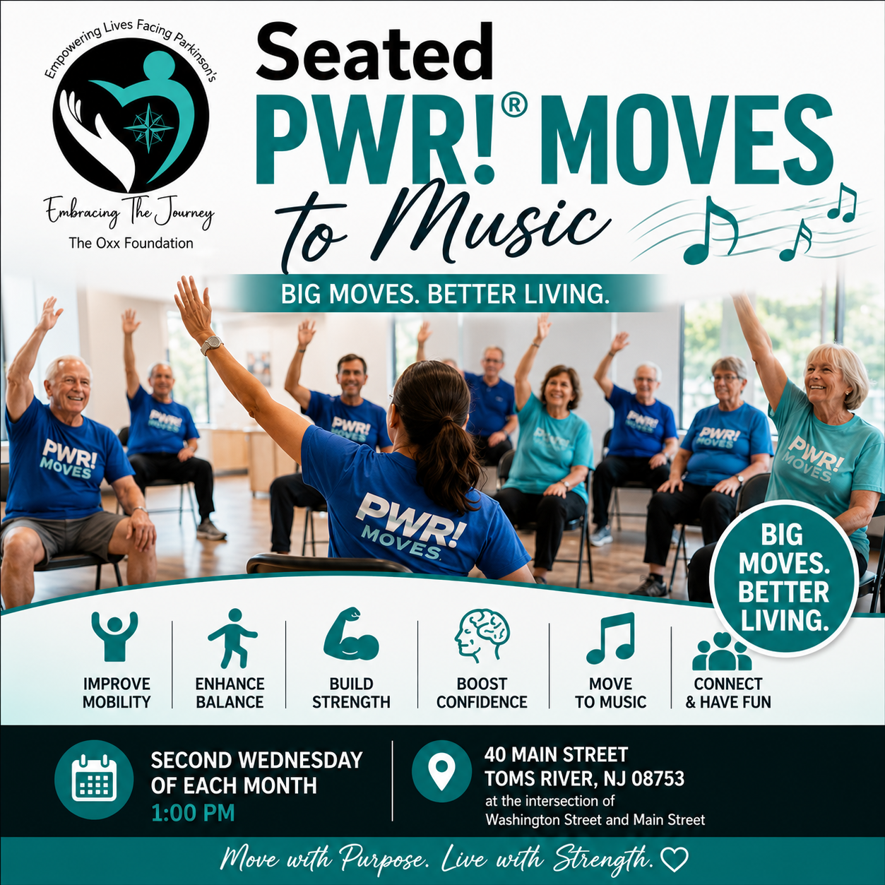 Seated PWR!Moves® to Music - With Nicole Russo PT, DPT