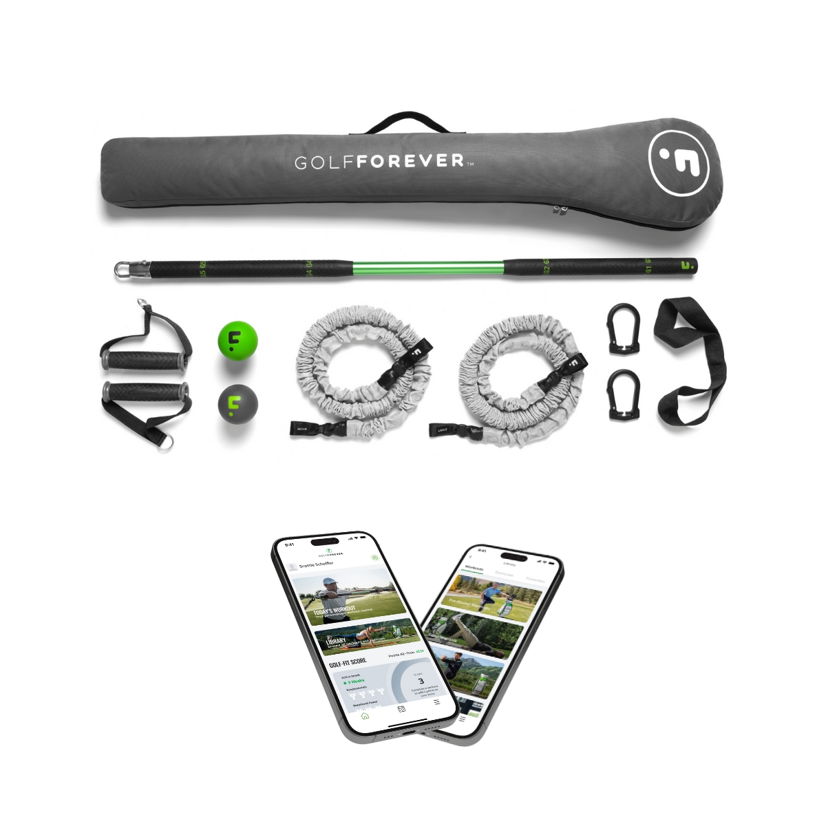 GolfForever Swing Trainer + GolfForever App
