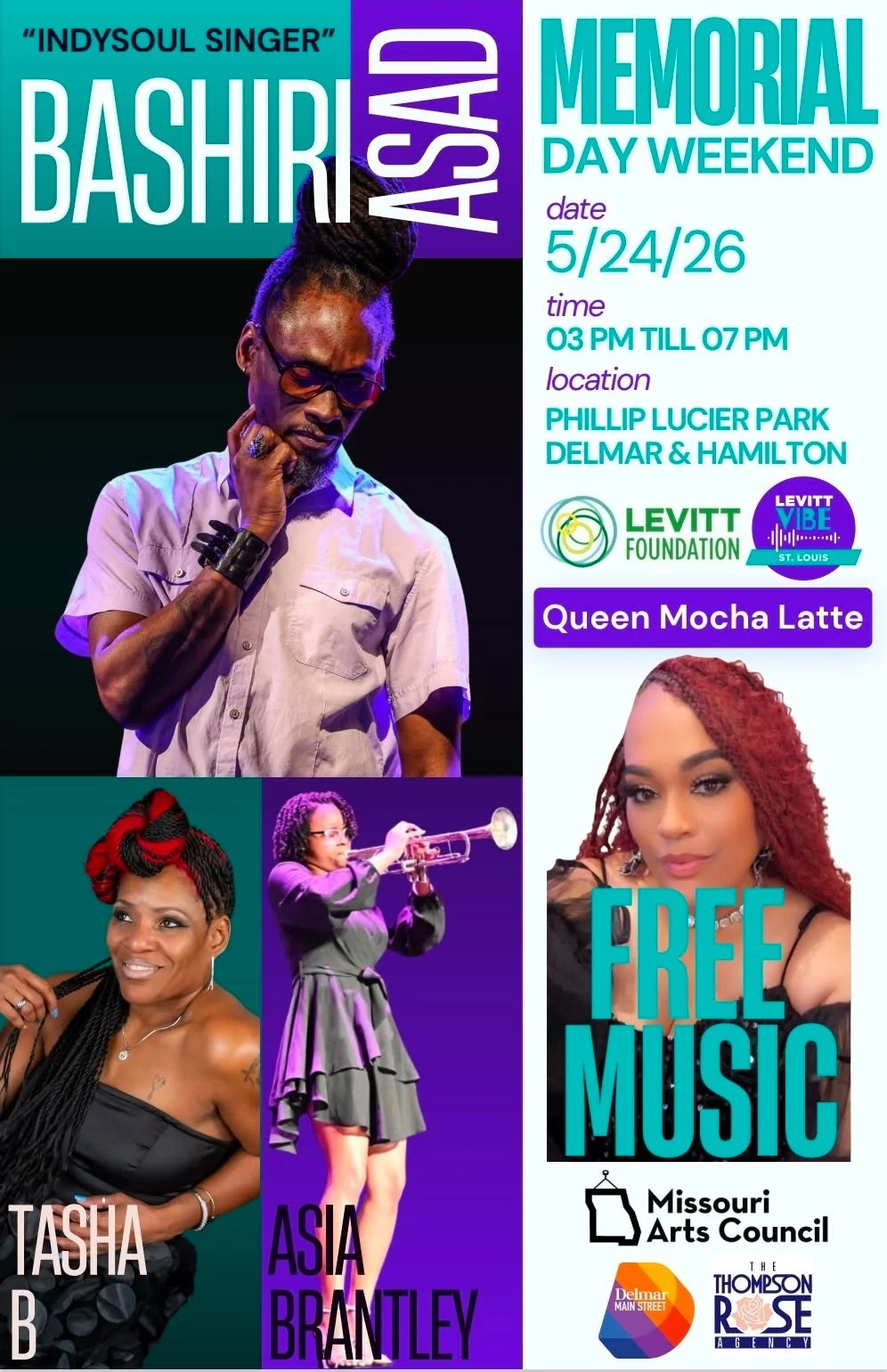 Levitt VIBE STL Music Series: Bashiri Asad