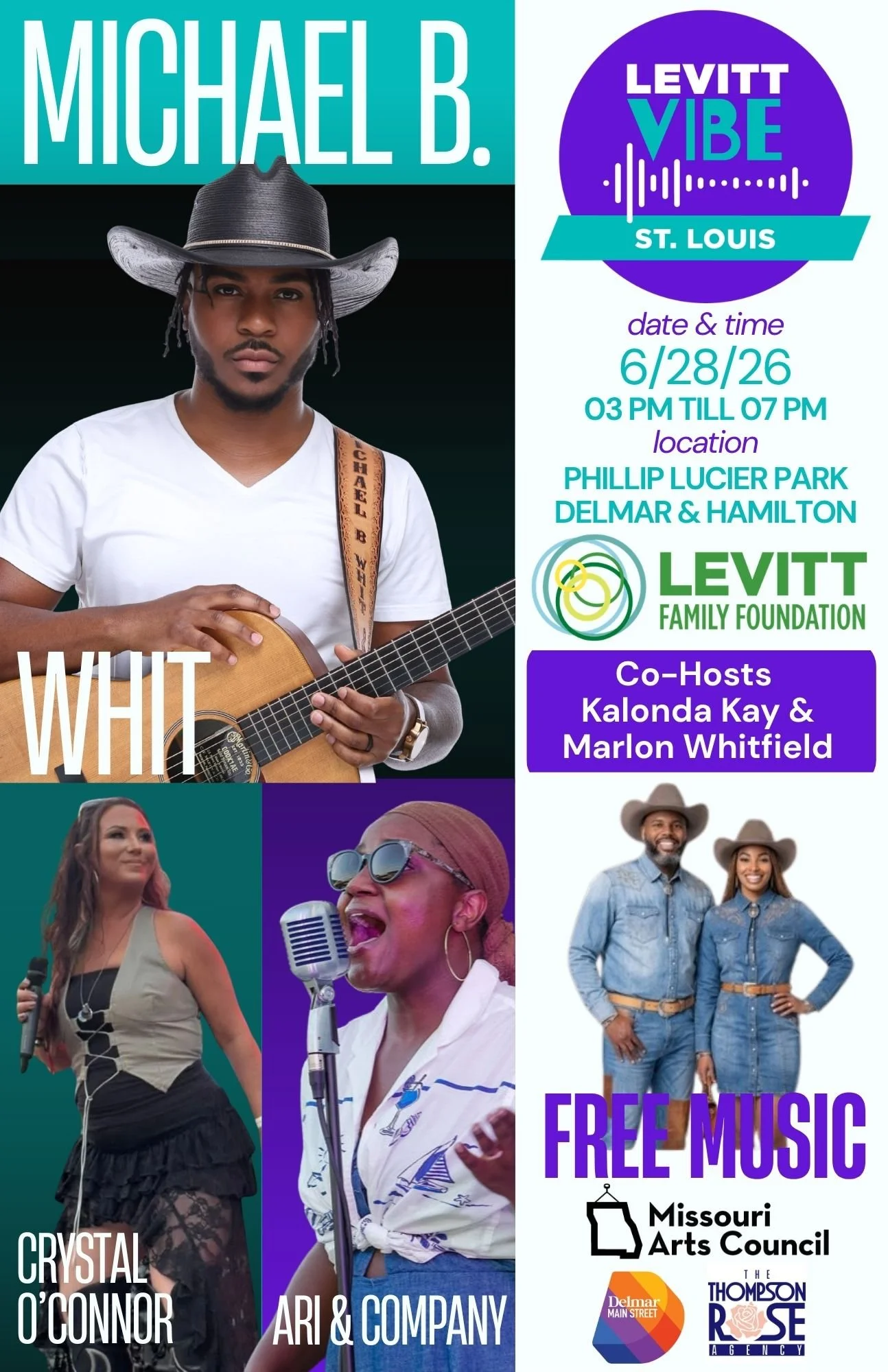 Levitt VIBE STL Music Series: Michael B Whit