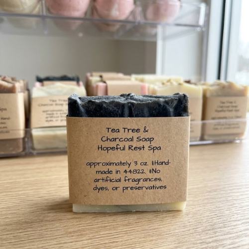 Purifying Tea Tree & Charcoal Artisanal Soap