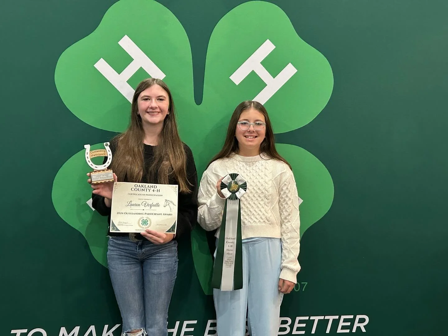 Huge congratulations to Zoey Fletcher and Lauren Verfaille!!!

Zoey was awarded 5th in the &ldquo;Overall High Point&rdquo; awards, and Lauren took home the &ldquo;Outstanding Award&rdquo; for her hard work and dedication! Congratulations Blackstone 