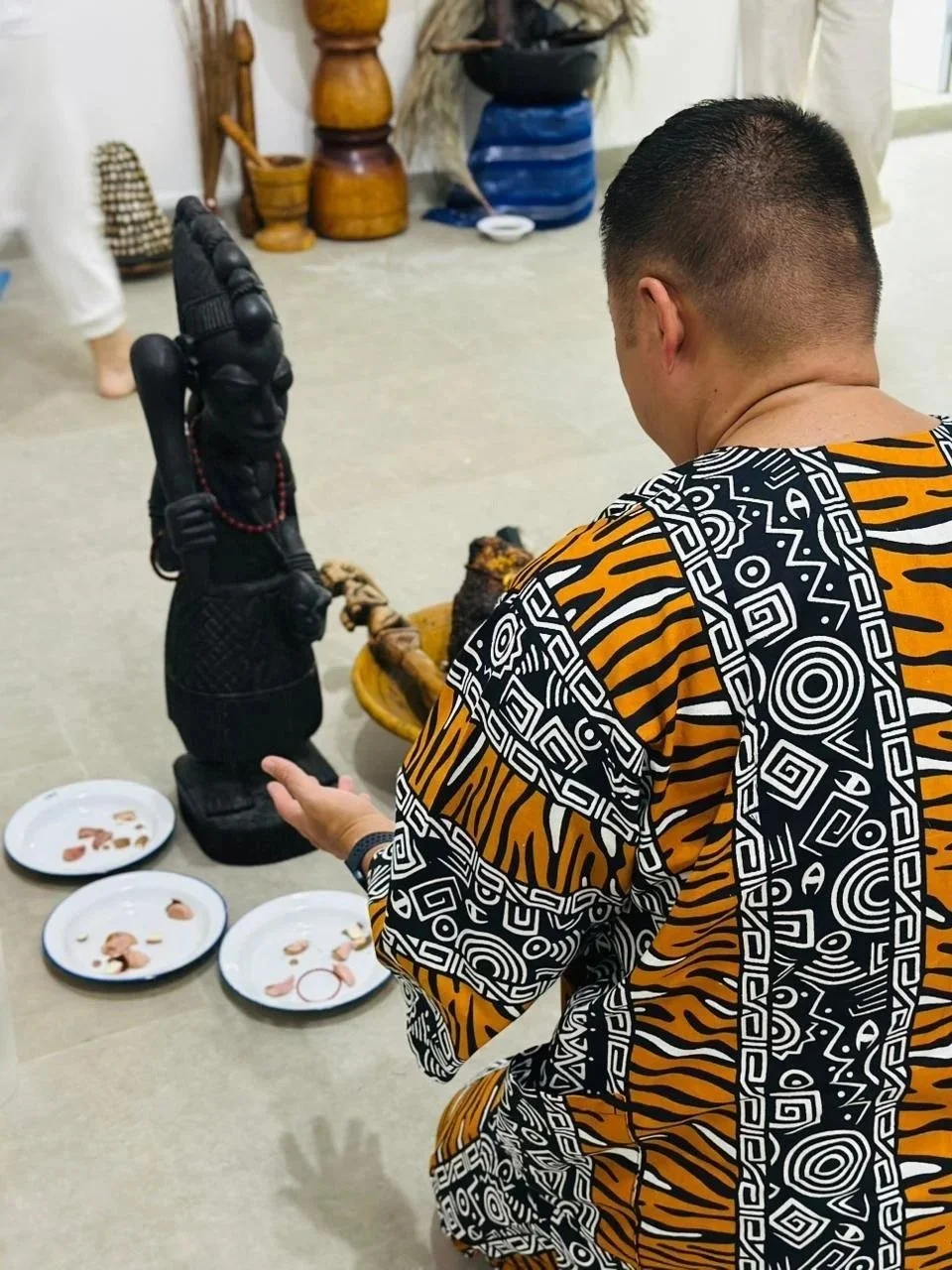 Rituais na Casa Axé das Águas.