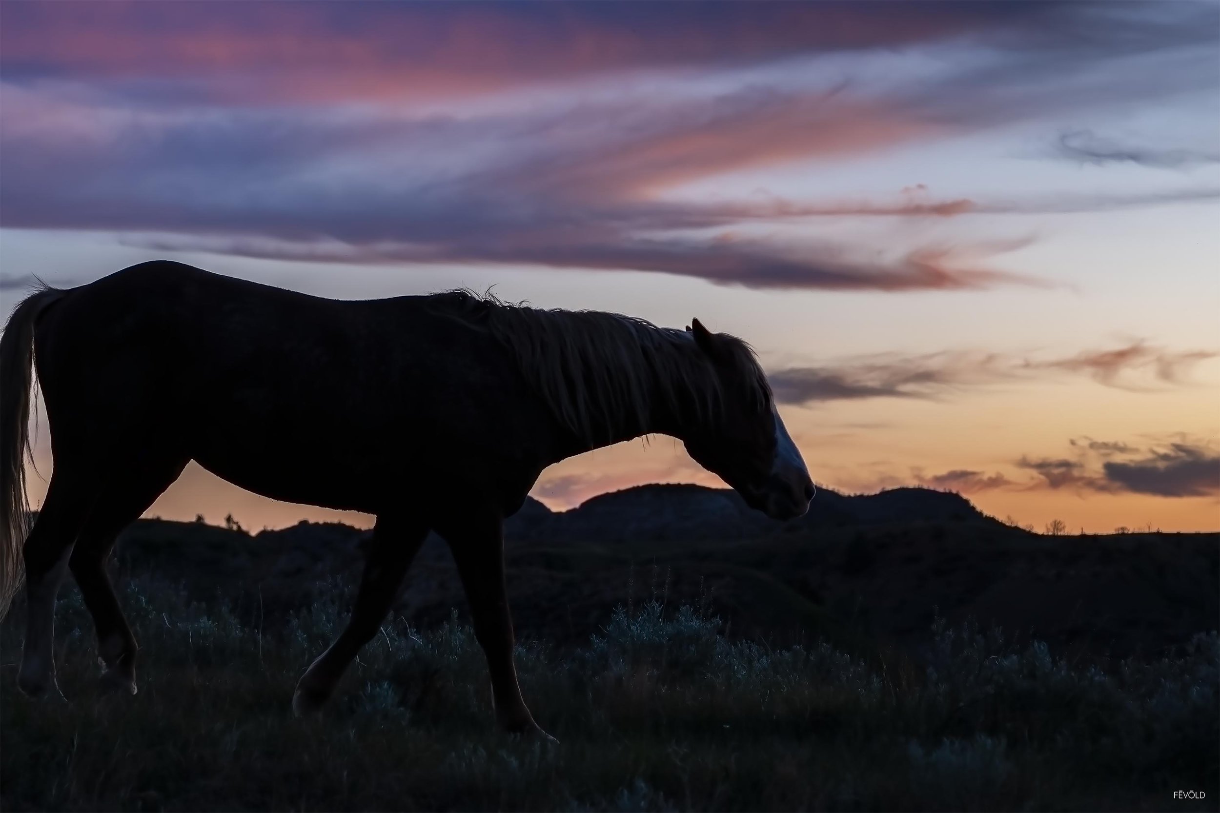 Dusk Settles In The North Dakota Badlands (small).jpg