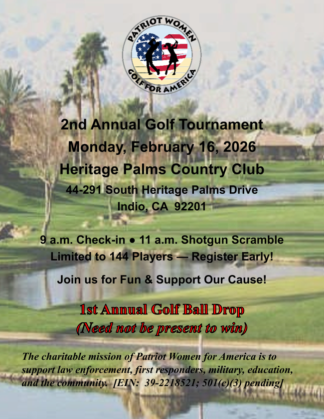 Patriot Women Golf for America 2nd Annual Golf Tournament