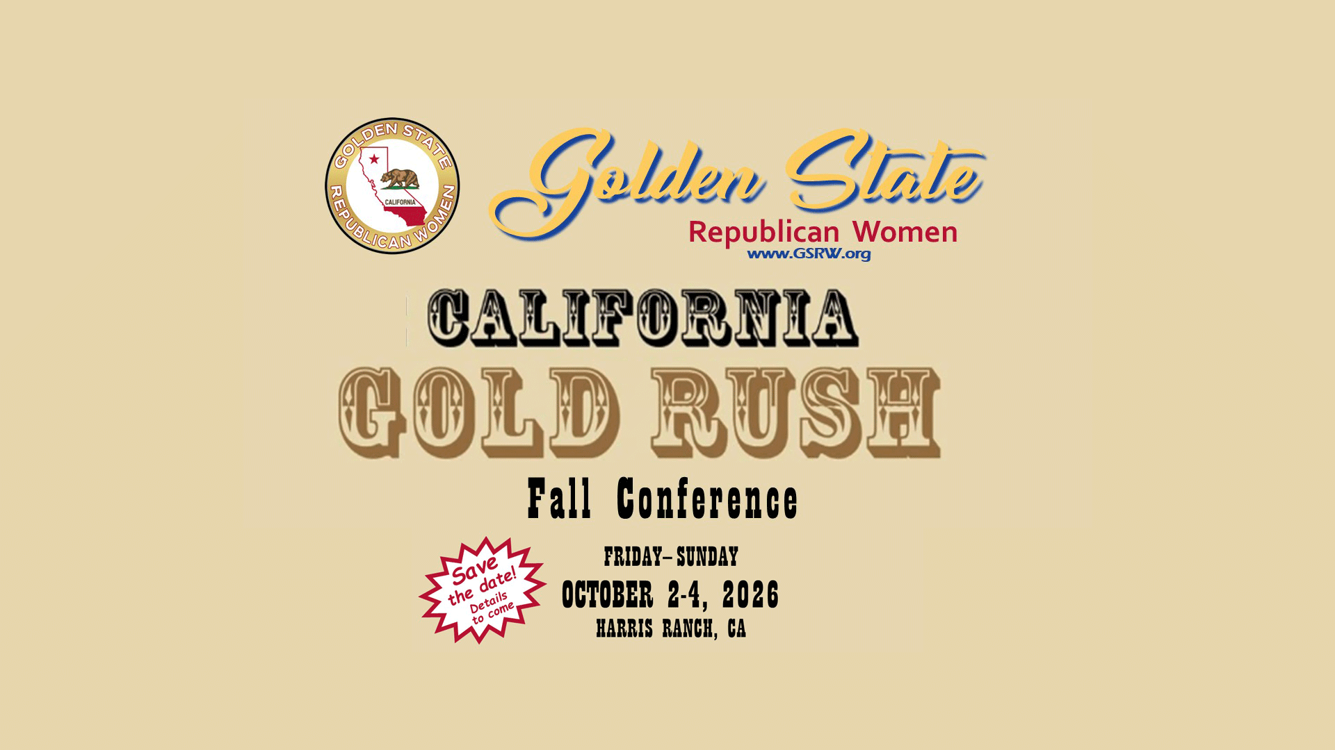 Harris Ranch Fall Meeting