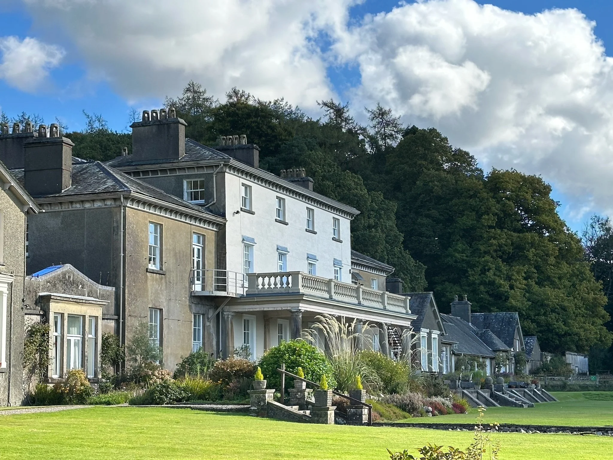 Historic Calgarth Park residence set within beautifully maintained gardens and surrounded by mature woodland in the heart of the Lake District.