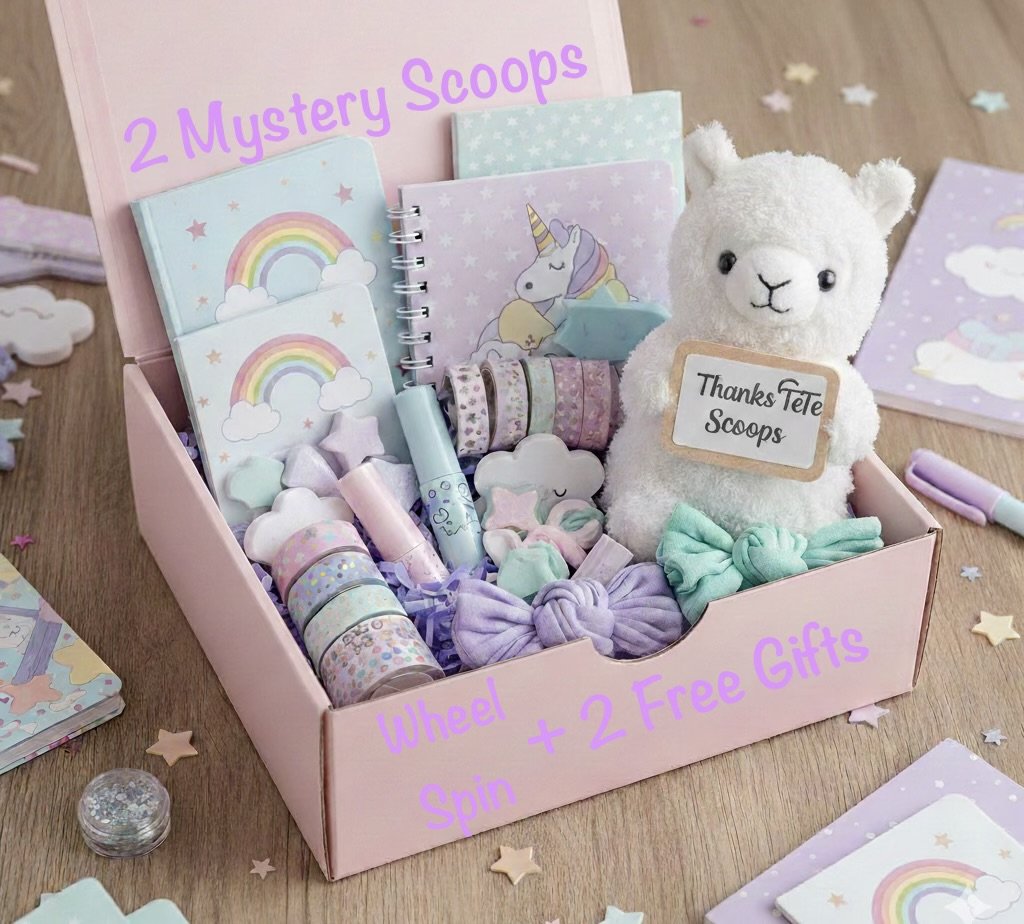 2 Mystery Scoops + Wheel Spin + 2 Free Gifts