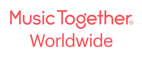 Logo of Music Together Worldwide in pink text on a white background.