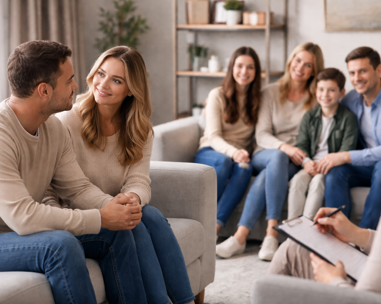 Marriage, Couples & Family Counseling (45 minutes telehealth)