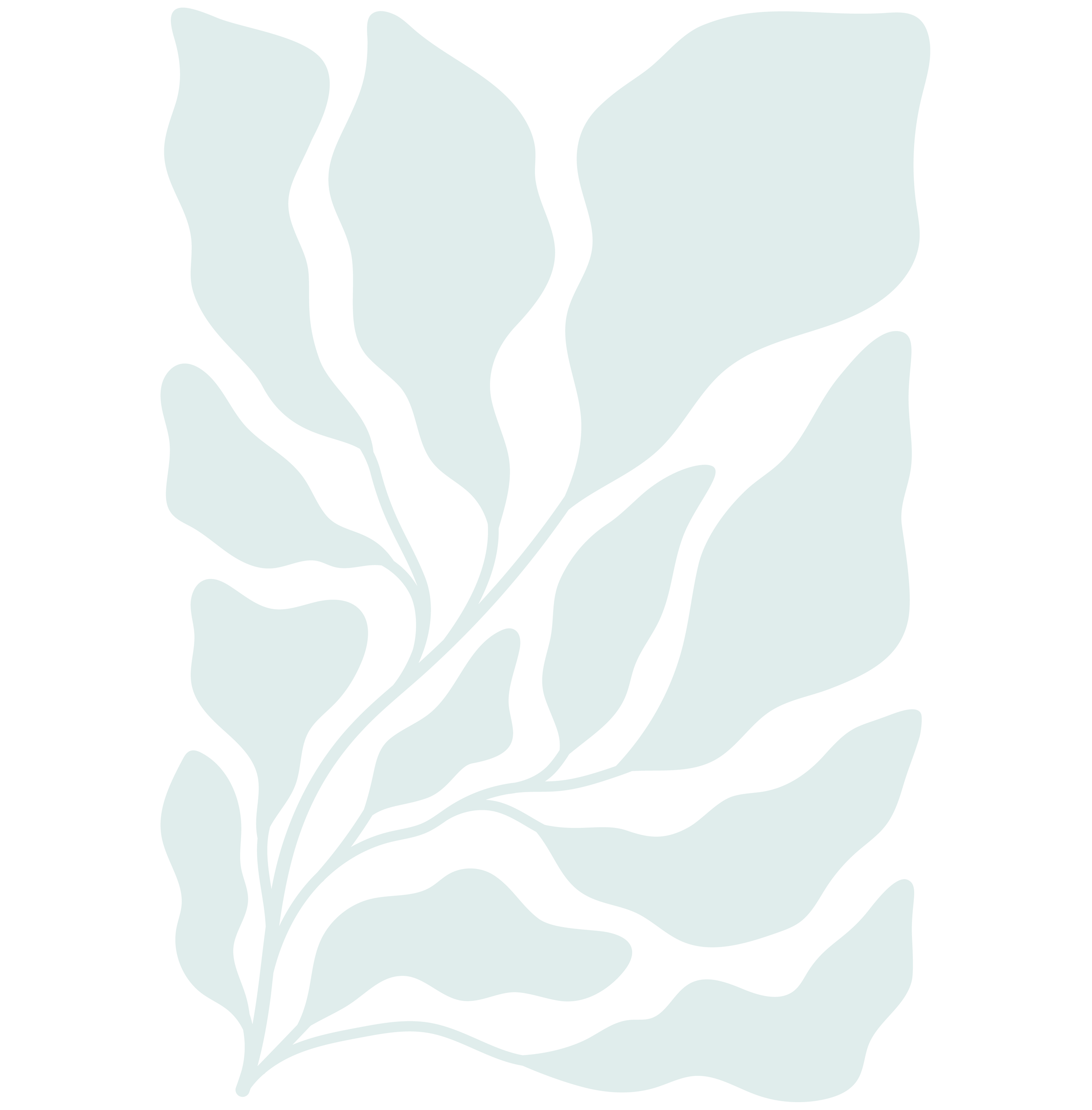 Abstract illustration of a plant.