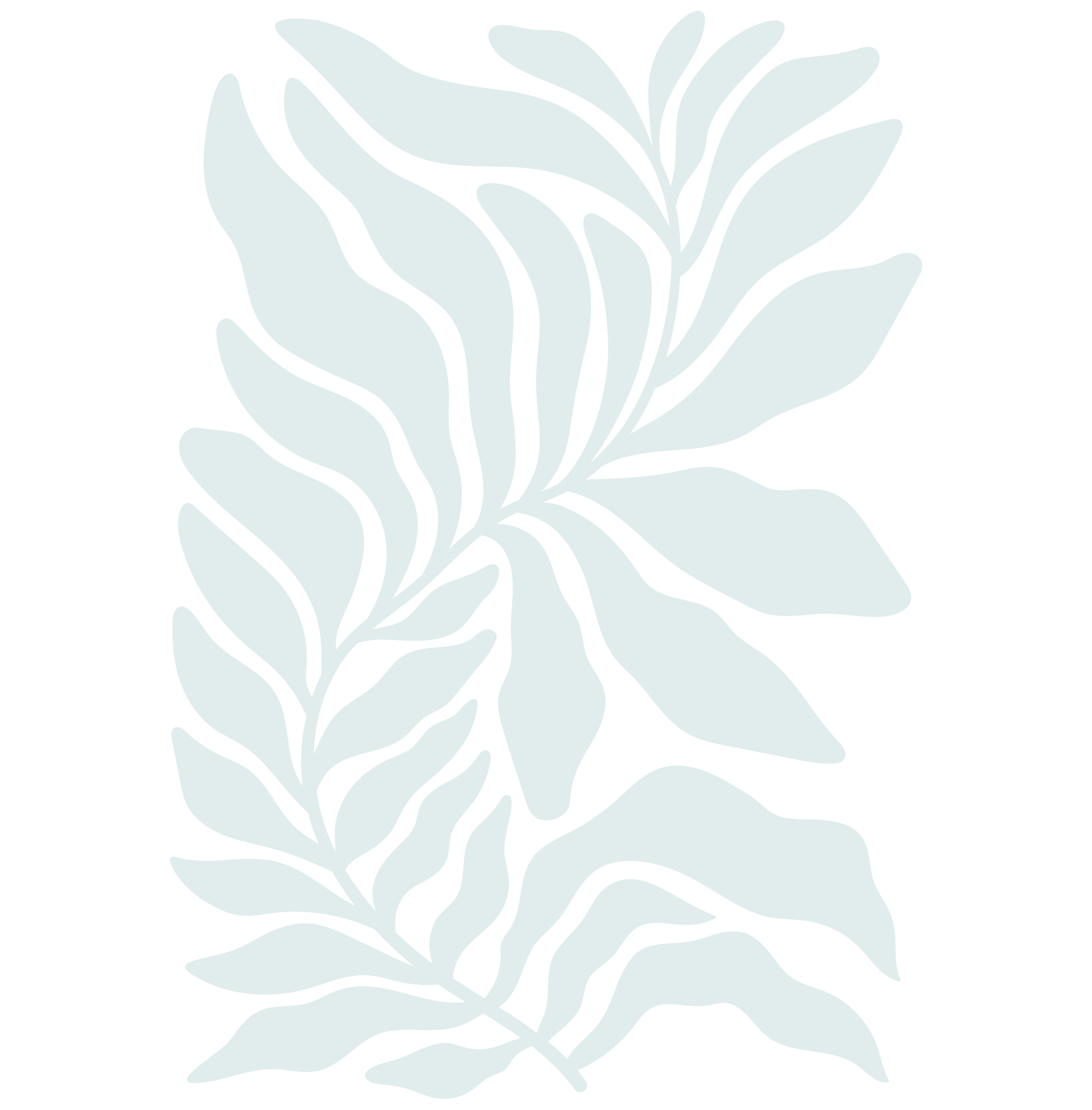 Abstract illustration of a plant.
