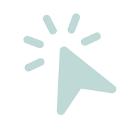 Computer cursor icon with radiating lines.