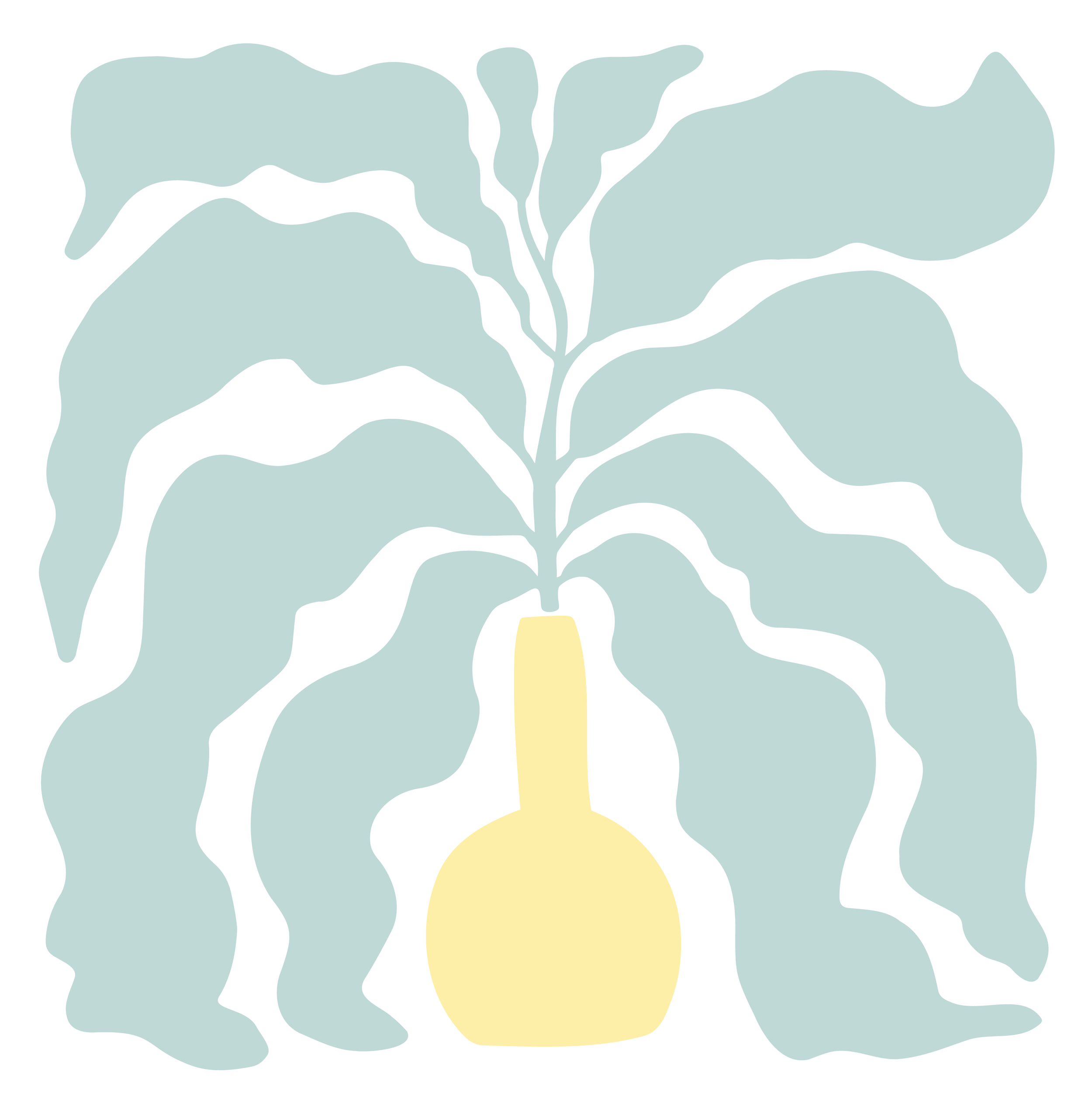 Abstract illustration of a house plant.
