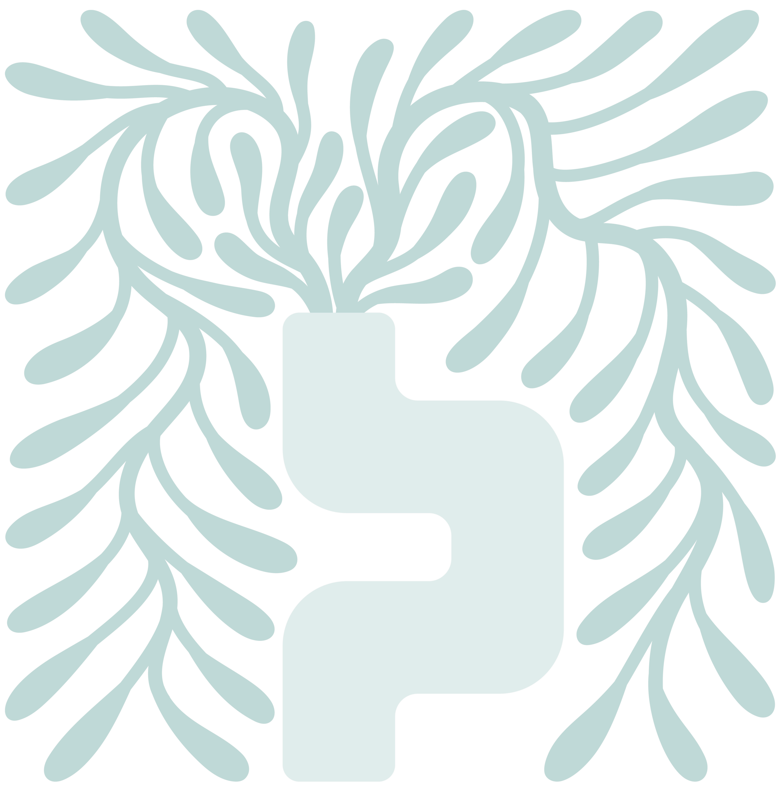 Abstract illustration of a house plant.