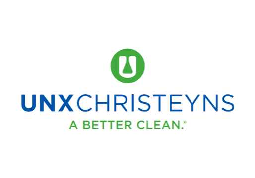 Logo for UNXchristeyns with slogan "A BETTER CLEAN" beneath