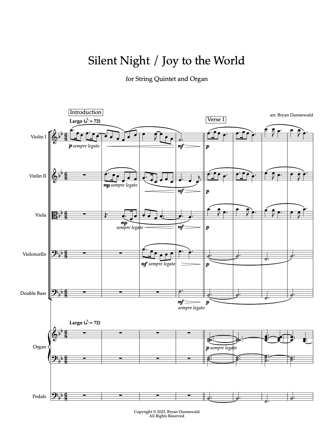 Silent Night / Joy to the World (2023)
