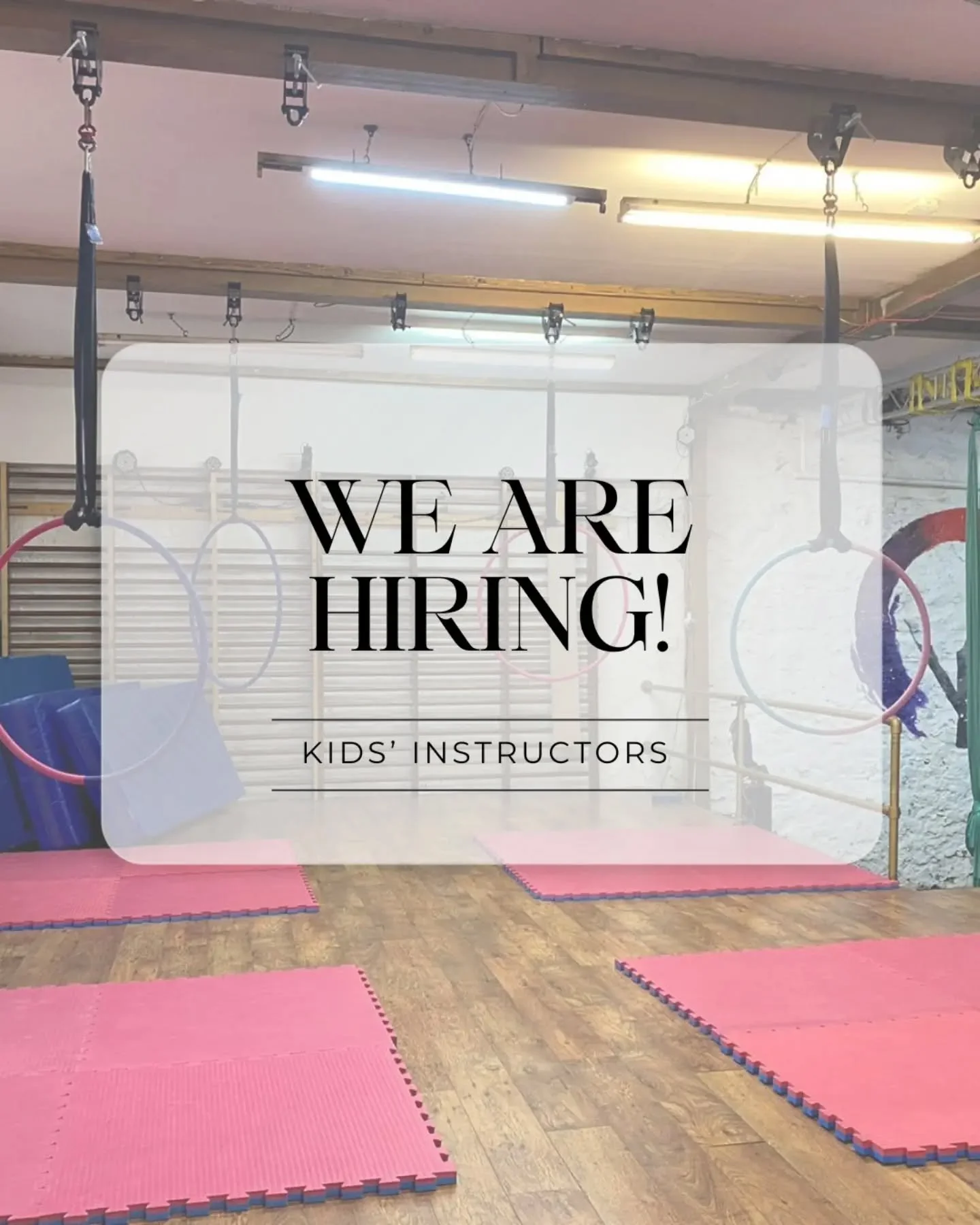 UPDATE: applications are now closed. Thank you to everyone who applied!!

We're thrilled to share that we're EXPANDING our KIDS Instructor team and are ✨ OPEN for APPLICATIONS ✨

We're looking strictly for people interested in teaching Kids aged 3-18