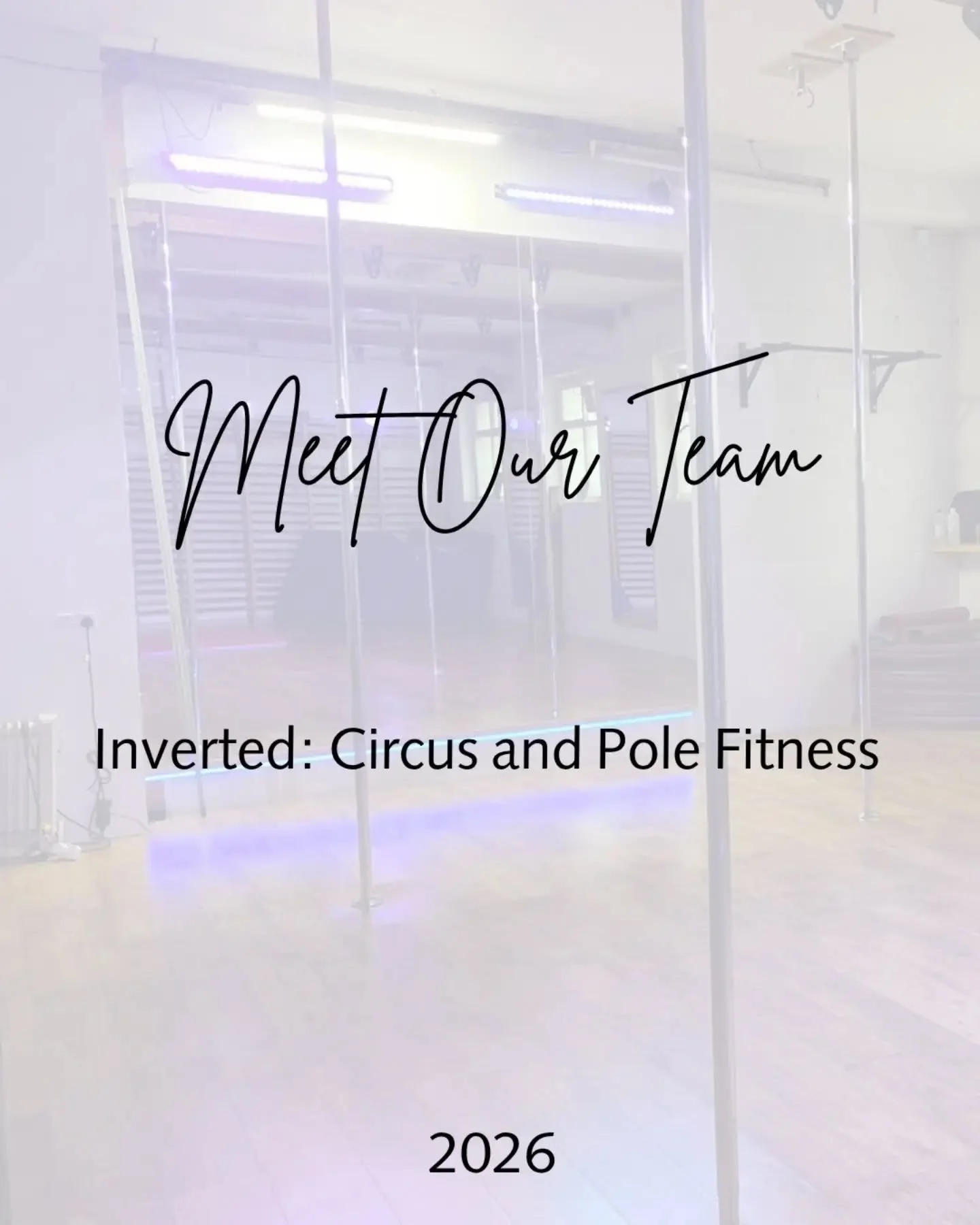 ✨ MEET OUR TEAM ✨ 

Did you know: Inverted is composed of 3 directors and 22 instructors ! 

❤️ We hold valid aerial &amp; pole insurances 
❤️ We are trained in 1st Aid 
❤️ Our kids' instructors are all PVG-certified 
❤️ We educate ourselves on neuro