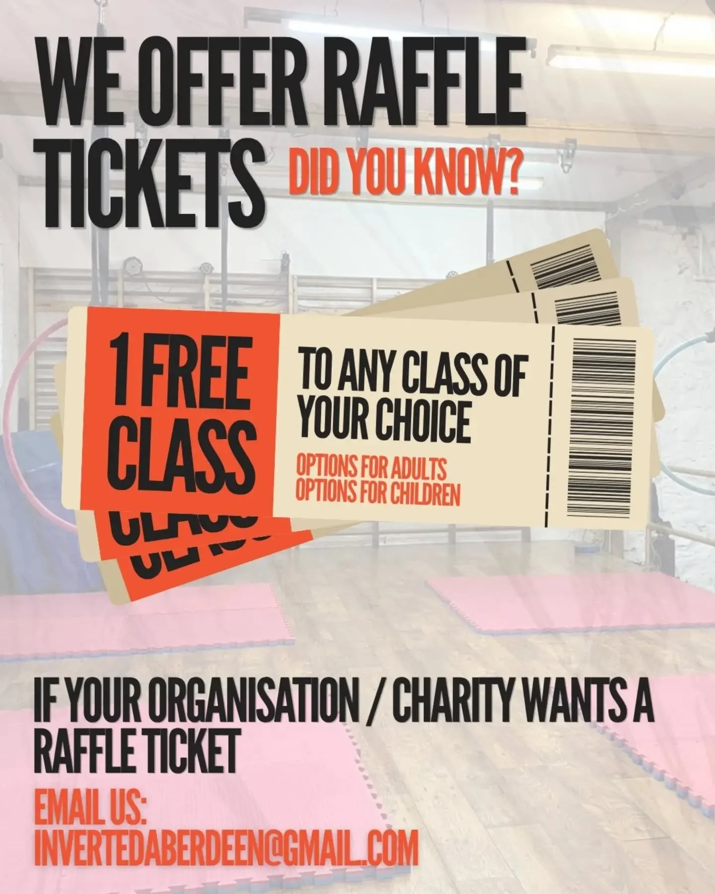 DID YOU KNOW?? 

We are happy to support local business, social enterprise, charity, so you're running a raffle - or want to gift your employees something special... 

💃🏾 EMAIL US 💃🏾 
✨ We will provide raffle tickets ✨ 

✅ Our raffle tickets offe