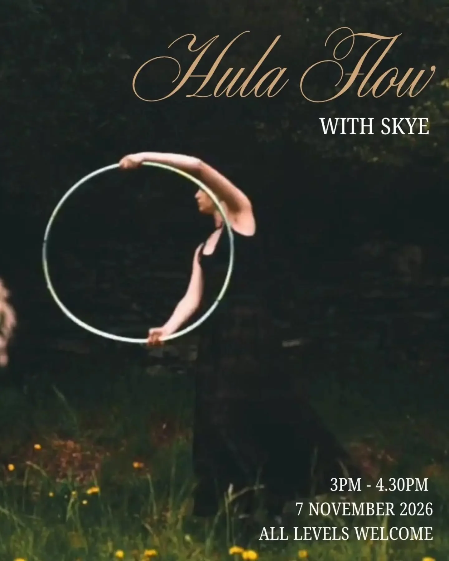 We're so happy to welcome our Guest Instructor @skye.flows for their 1st workshop at Inverted! 

Join us for a gentle, playful, flowy hoop-dance session and explore your own individual hoop-flow style.

In this session you'll learn a choreographed se