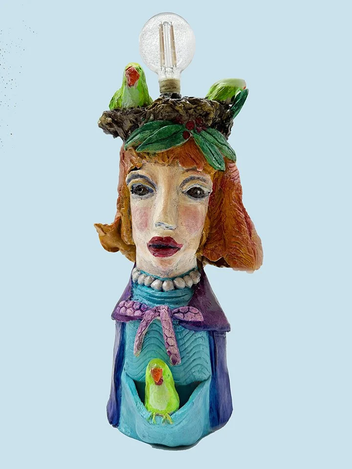 lamp: clay NFS 12 " high