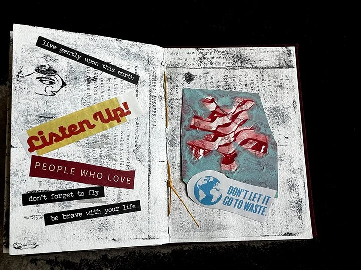 Page in Book of "Walking in Dark Town"