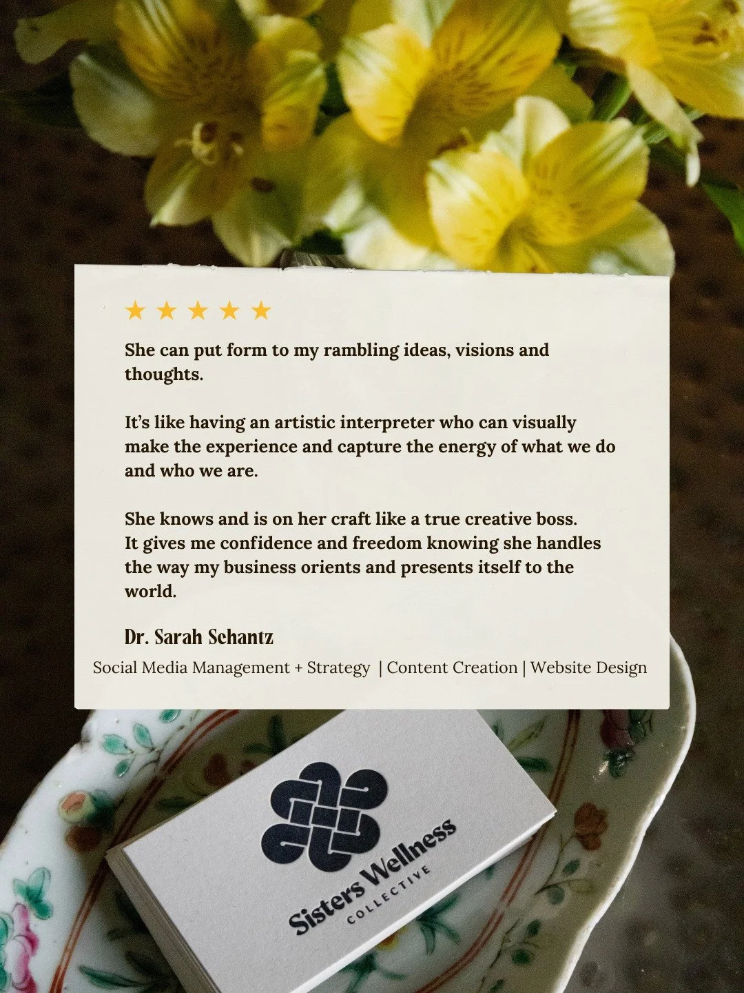 Creative boss? ME?! Say Less 😉

We started from scratch and here's how we got from overwhelmed to this:

✨ Research her world &ndash; I dove into the wellness space, her ideal clients, and what actually resonates with the Central Oregon community vs