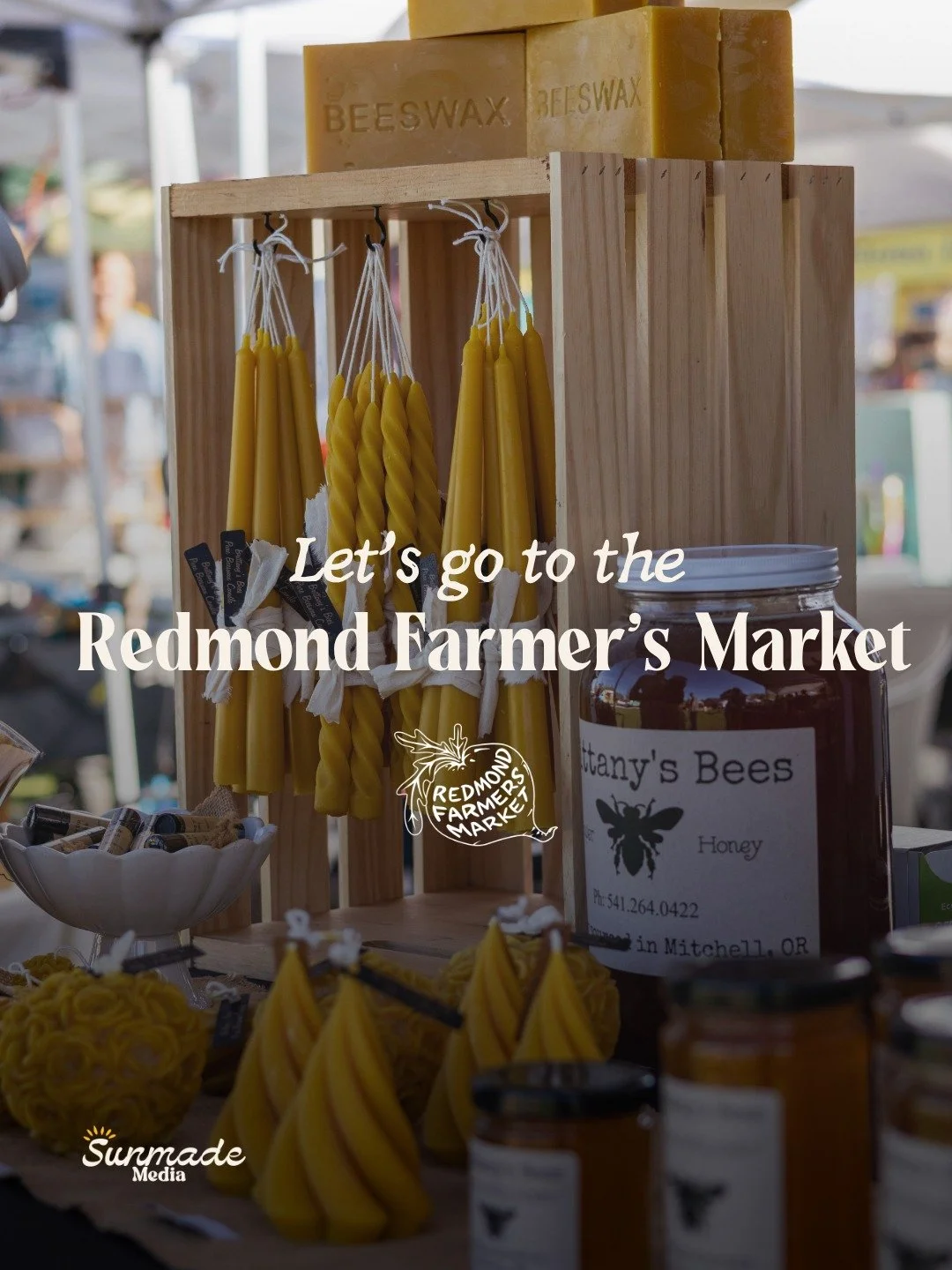 If you haven't made it to the Redmond Farmers Market yet, this is your sign. 💛

Every Friday from 3&ndash;7 PM, May through August, downtown Redmond comes alive with vendors like Brittany's Bees, Emco Stitches, Madras Garden Depot, Schoolhouse Produ