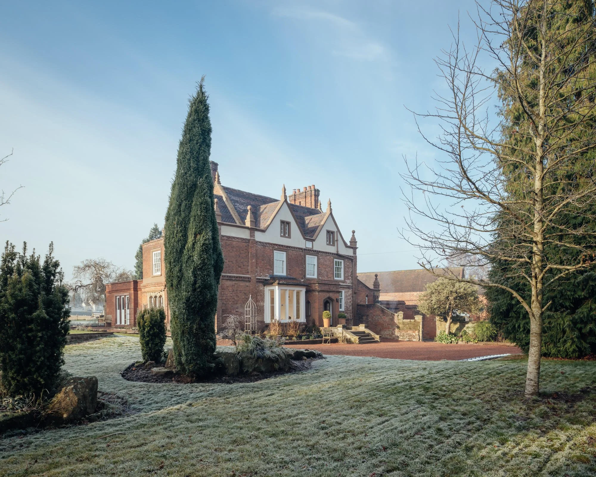The Old Manor House, Grade II listed, with restored formal gardens reflecting its 16th-century heritage