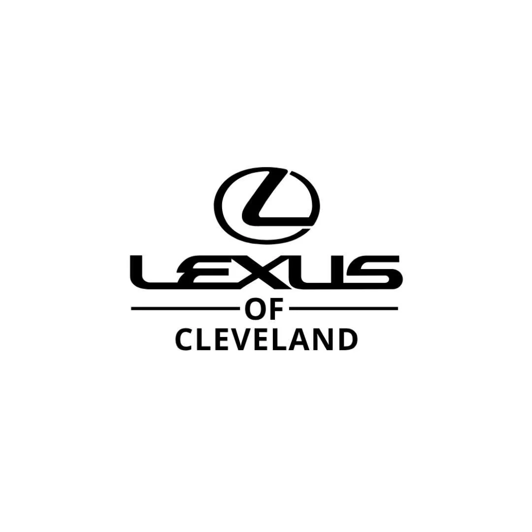 Lexus logo with the text 'Lexus of Cleveland' in black on a white background.