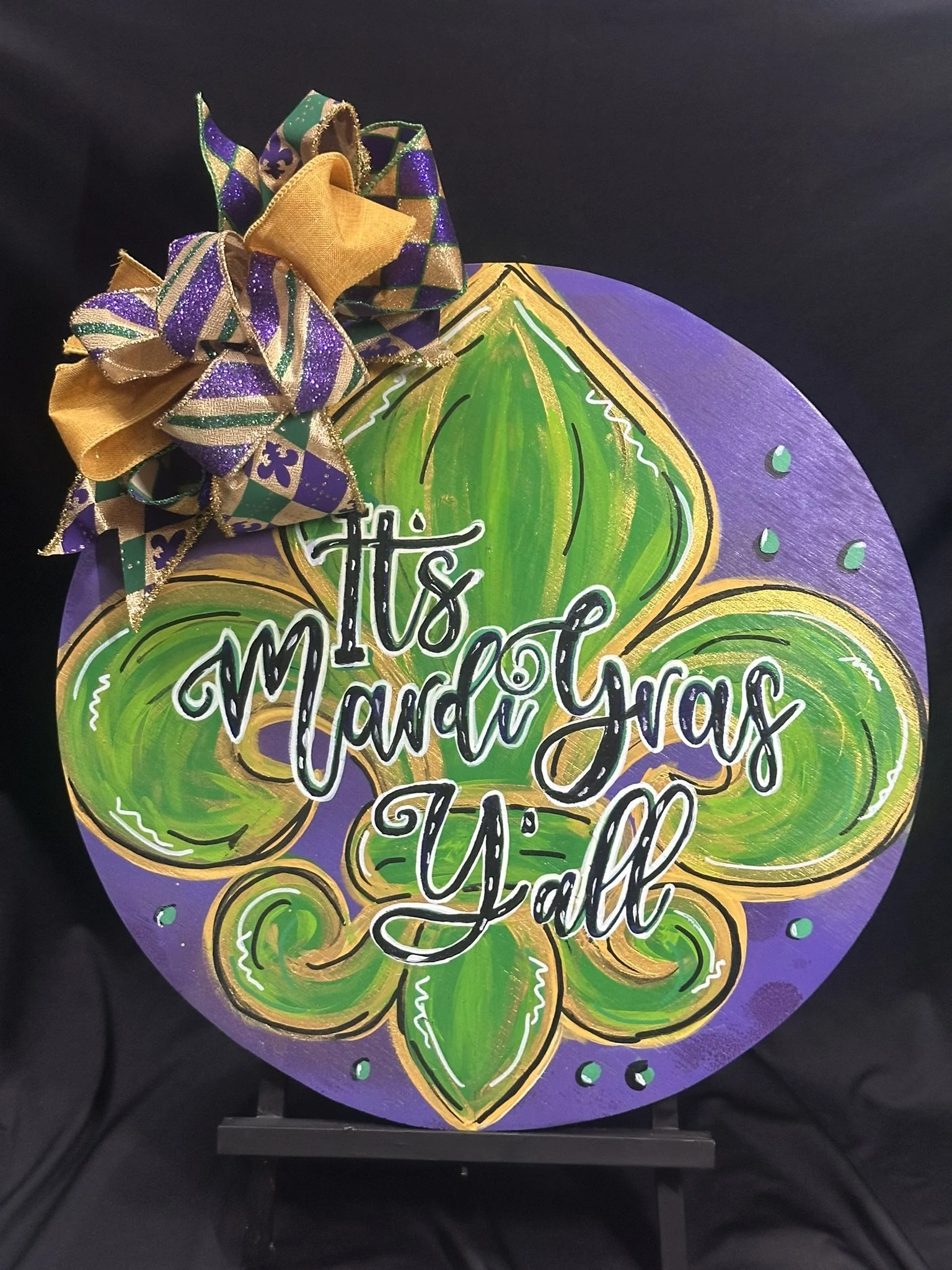 It's Mardi Gras Y'all - Door Hanger