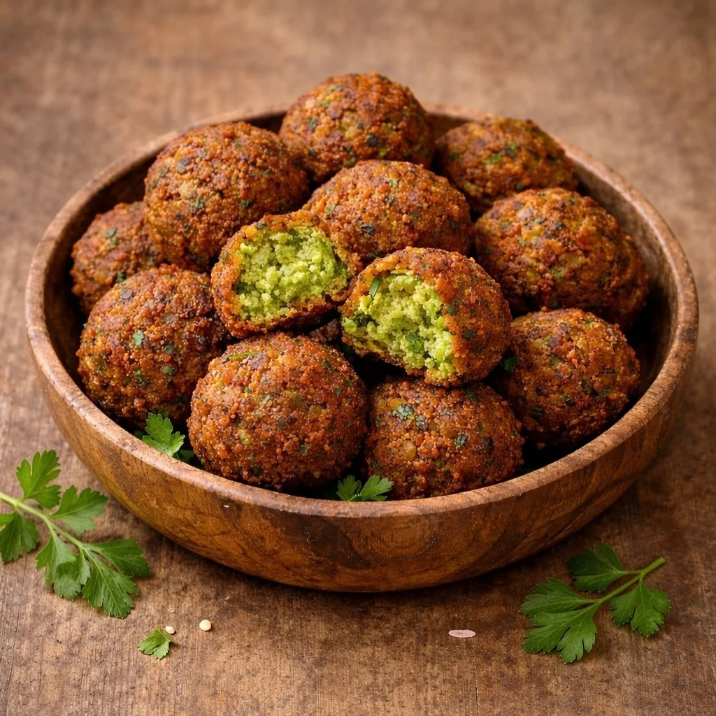 🔥Hot take: falafel doesn&rsquo;t need mint.

Save the mint for your toothpaste and let the chickpeas shine.

Our falafel recipe = crispy, herby, no toothpaste vibes.

👉what you need (full recipe linked in profile) 

	&bull;	1 cup uncooked garbanzo 