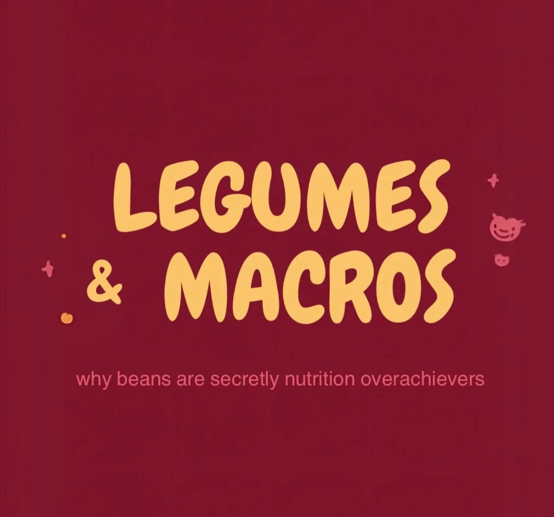 I used to think beans were just&hellip; a side dish.
Turns out they&rsquo;re basically a nutrition hack 🫘✨
Legumes are the rare food that:
💛 give energy (carbs)
🌸 keep you full (protein)
❤️ stabilize blood sugar (fiber)
So they&rsquo;re not &ldquo