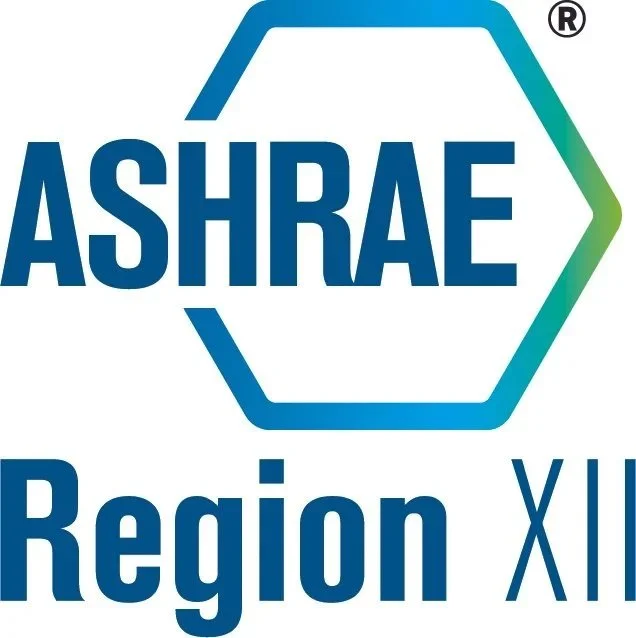 ASHRAE Region XII logo with a hexagonal outline and text.