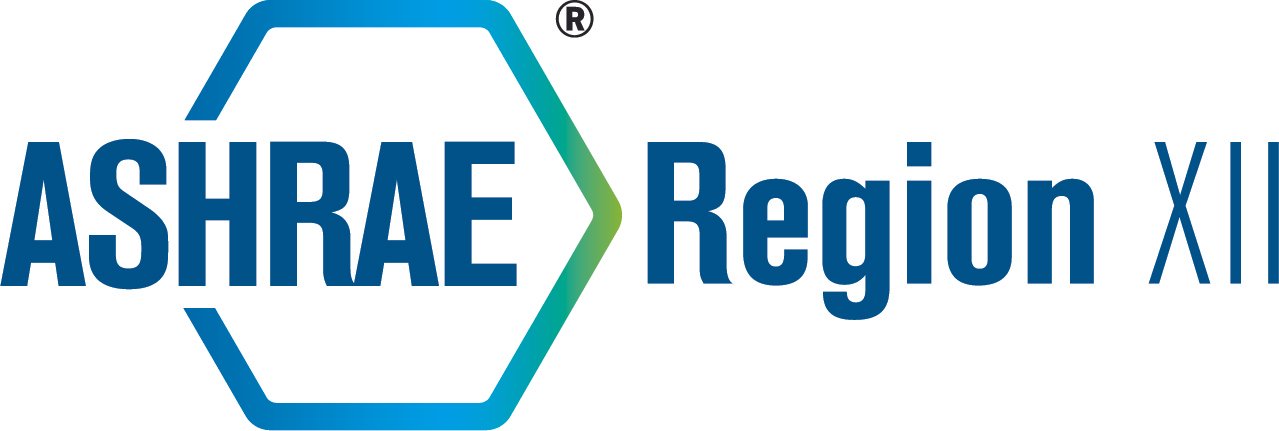 ASHRAE Region XIII conference logo with blue, green, and purple gradient elements.