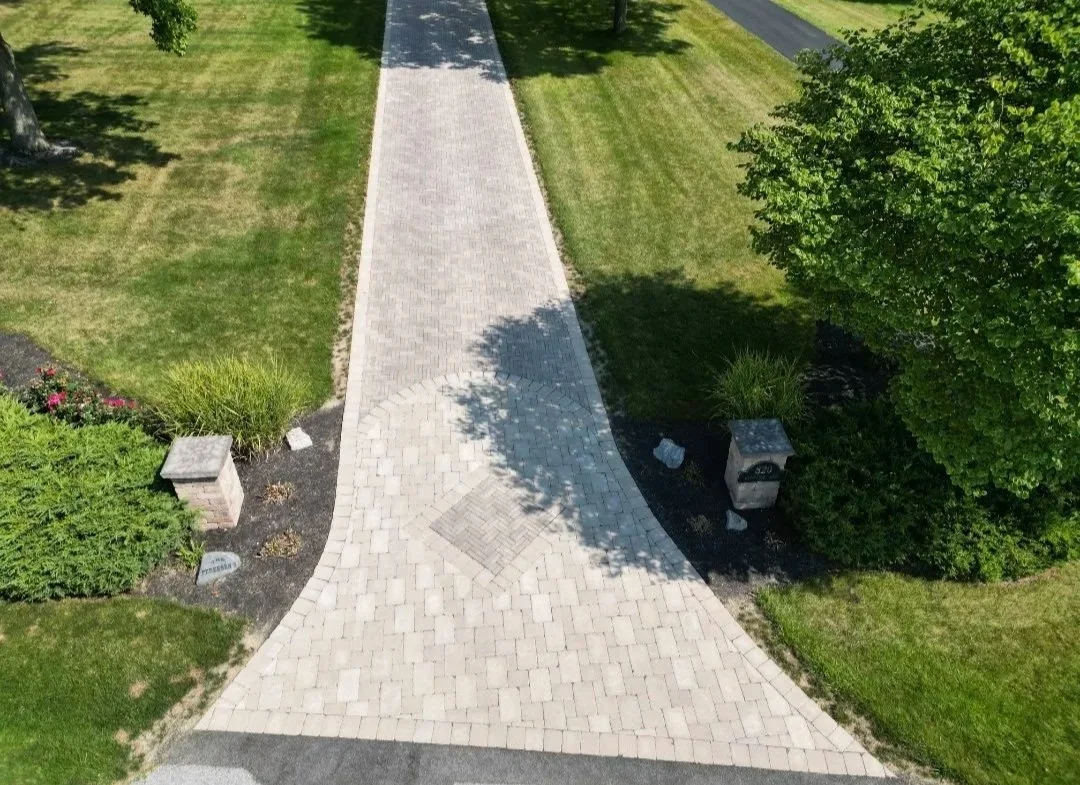 Paver driveway